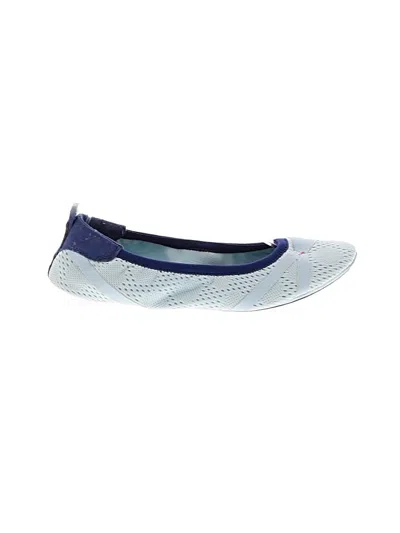 Pre-owned Puma Flats In Blue