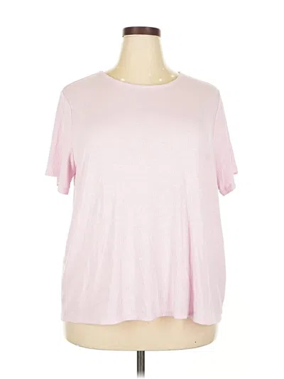 Pre-owned Luxe Short Sleeve T-shirt In Pink