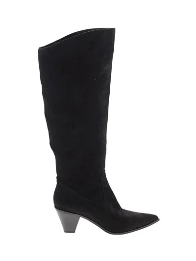 Pre-owned Anne Klein Boots In Black