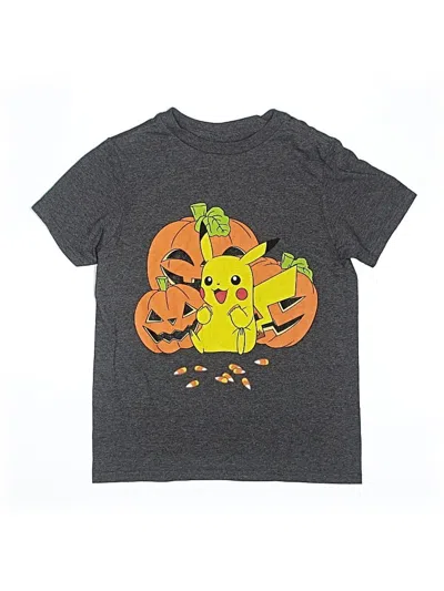 Pre-owned Pokémon Kids' Short Sleeve T-shirt In Gray
