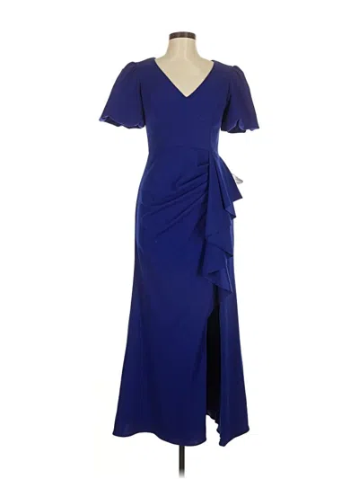 Xscape Cocktail Dress In Blue