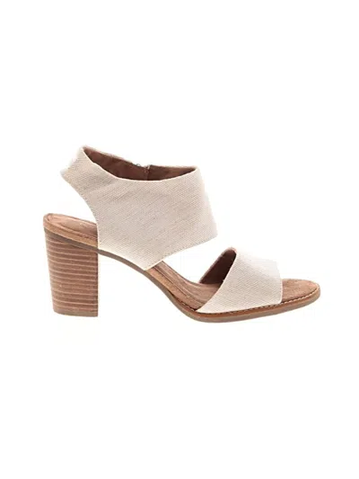 Pre-owned Toms Sandals In White