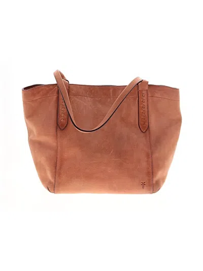 Pre-owned Frye Leather Tote Bag In Brown