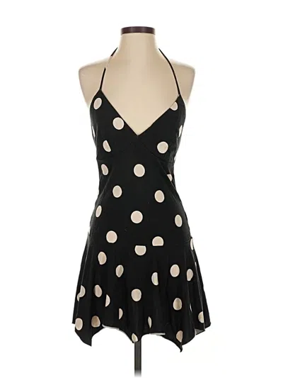 Pre-owned Reformation Cocktail Dress In Black