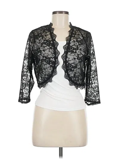 Pre-owned Dressbarn Kimono In Black