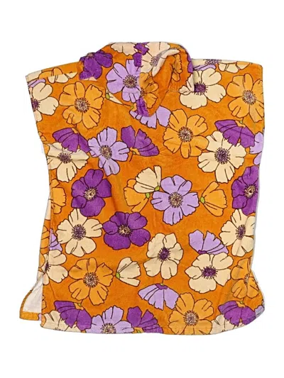 Pre-owned Zara Babies' Poncho In Orange