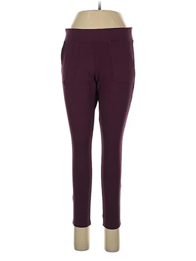 Pre-owned Torrid Active Pants In Burgundy