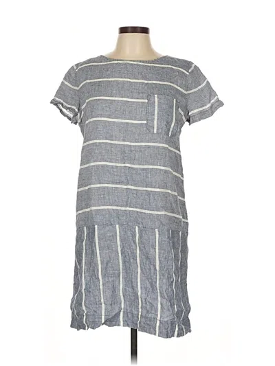 Pre-owned Lou & Grey For Loft Casual Dress In Gray