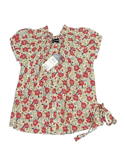 Ralph Lauren Short Sleeve Blouse In Multi