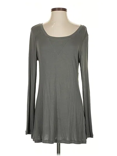 Pre-owned Cabi 3/4 Sleeve T-shirt In Gray