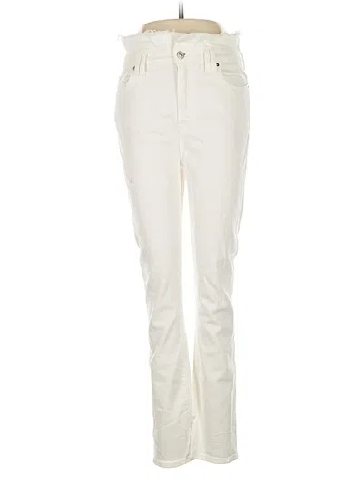 Pre-owned 7 For All Mankind Casual Pants In White