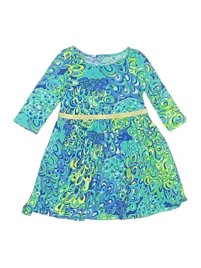Pre-owned Lilly Pulitzer Kids' Dress In Blue