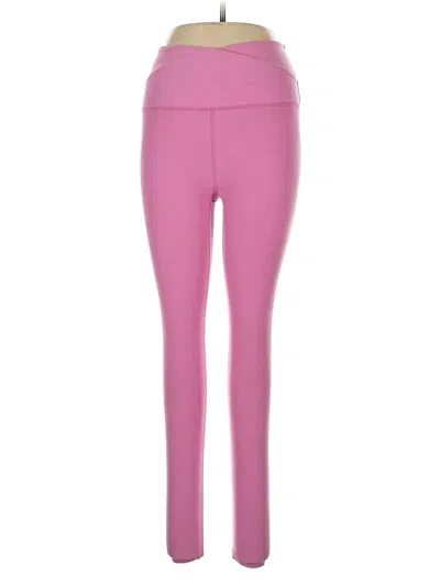 Pre-owned Beyond Yoga Yoga Pants In Pink