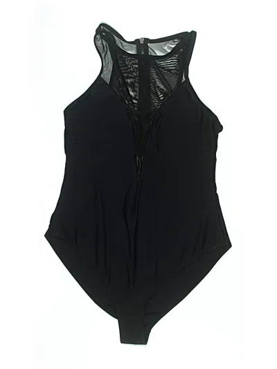 Pre-owned Forever 21 Plus Swimsuit Cover Up In Black