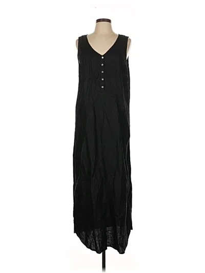 Pre-owned Jjill Casual Dress In Black