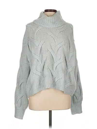 Pre-owned Madewell Turtleneck Sweater In Gray