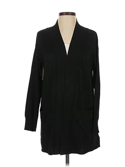 Pre-owned Gloria Vanderbilt Cardigan Sweater In Black