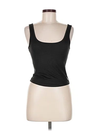 Pre-owned Vuori Tank Top Black Strapless Neckline Tops