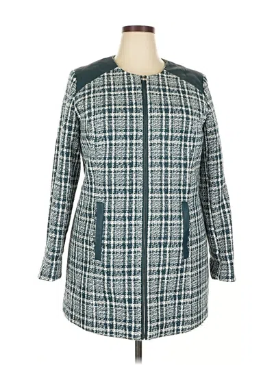 Pre-owned Dennis By Dennis Basso Coat In Blue