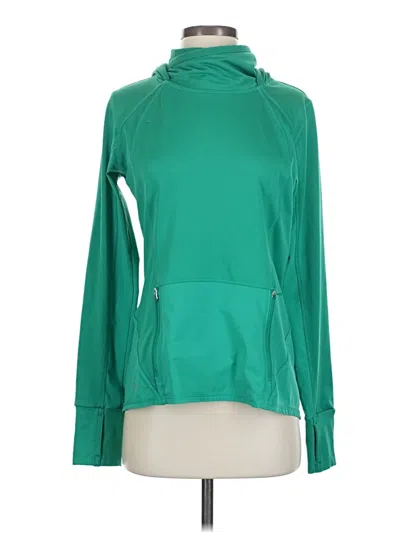 Pre-owned Athleta Sweatshirt In Green