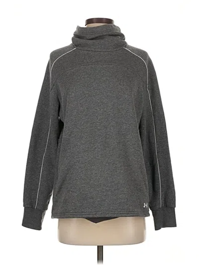 Pre-owned Under Armour Fleece Jacket In Gray