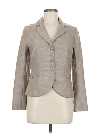 Pre-owned Rebecca Taylor Wool Blazer Jacket In Gray