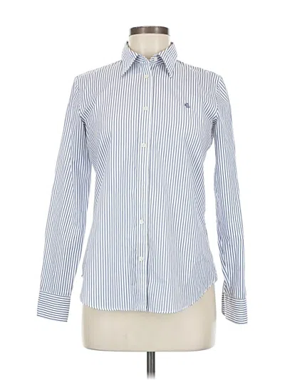 Pre-owned Polo Ralph Lauren Long Sleeve Button Down Shirt In Blue