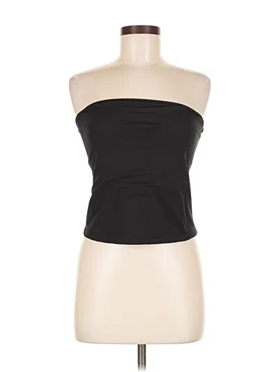 Pre-owned Wild Fable Tube Top Black Strapless Neckline Tops