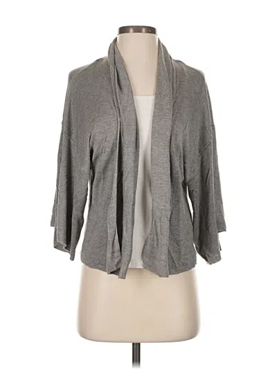 Pre-owned H&m Cardigan Sweater In Gray