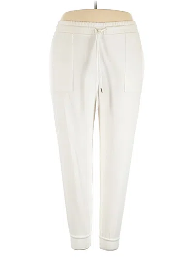 Pre-owned Scoop Casual Pants In White