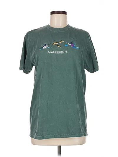 Pre-owned Comfort Colors Short Sleeve T-shirt In Blue