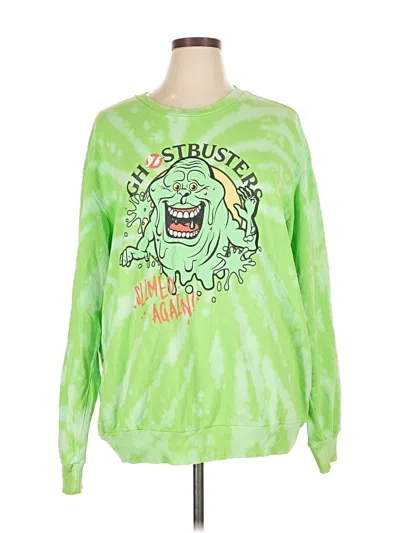 Pre-owned Hybrid Apparel Long Sleeve T-shirt In Green