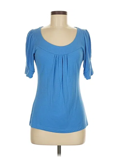 Pre-owned Banana Republic Short Sleeve T-shirt In Blue