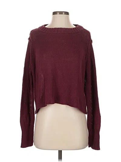 Pre-owned Wooden Ships Pullover Sweater In Burgundy