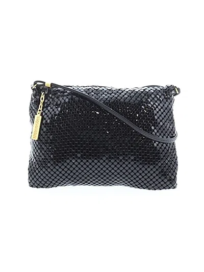 Pre-owned Whiting & Davis Crossbody Bag In Black