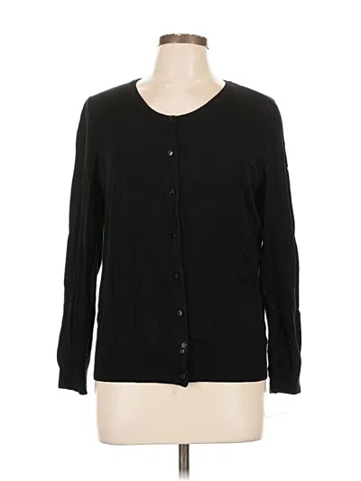 Pre-owned Kenneth Cole New York Cardigan Sweater In Black