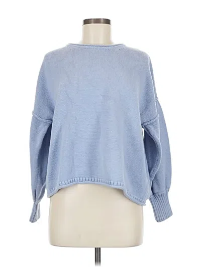 Pre-owned Madewell Pullover Sweater In Blue