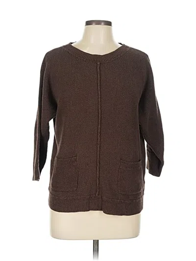 Pre-owned Jones New York Cardigan Sweater In Brown
