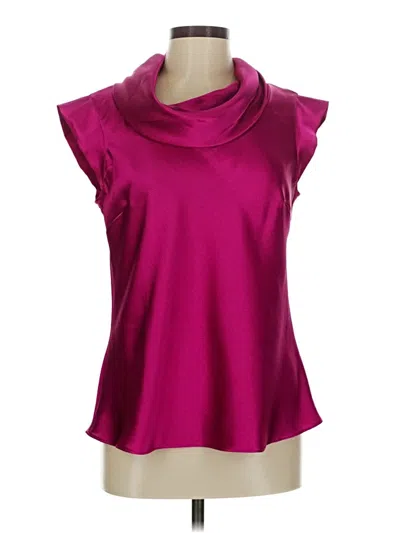 Pre-owned Banana Republic Factory Store Sleeveless Blouse In Burgundy