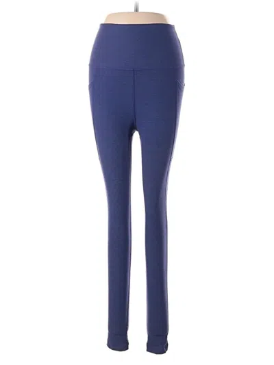 Pre-owned Beyond Yoga Active Pants In Blue