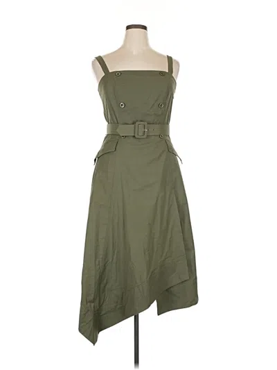 White House Black Market Casual Dress In Green