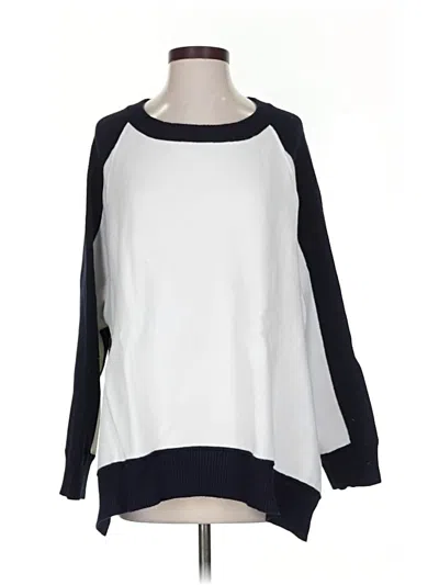 Pre-owned Zara Pullover Sweater In White