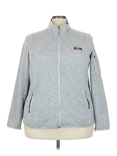 Pre-owned L.l.bean Fleece Jacket In Gray