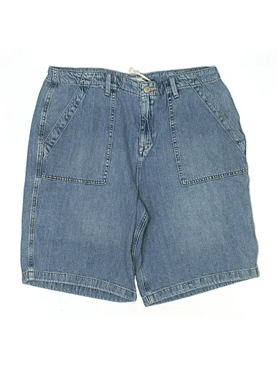 Pre-owned Good American Denim Shorts In Blue