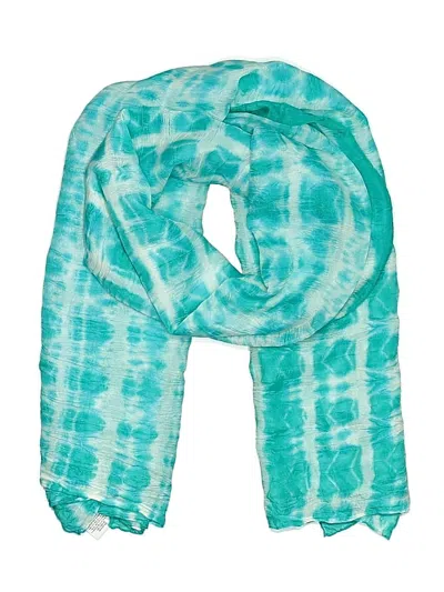 Pre-owned Vitamin A Silk Scarf In Blue