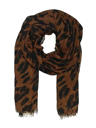 Pre-owned Unbranded Scarf In Brown
