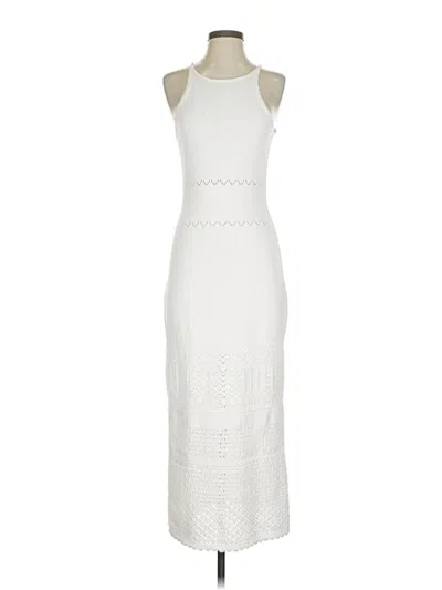 Pre-owned Intermix Cocktail Dress In White