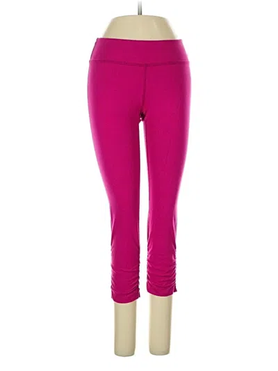 Pre-owned Beyond Yoga Active Pants In Pink