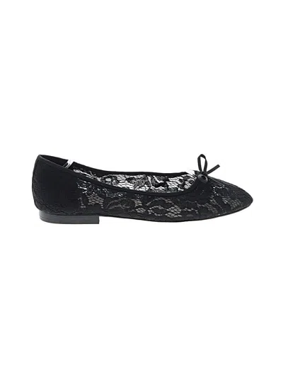 Pre-owned Ann Taylor Flats In Black