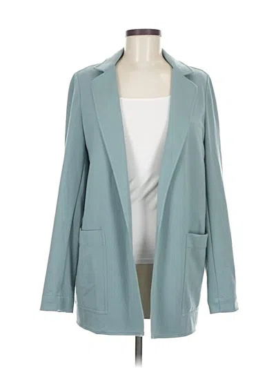 Pre-owned Athleta Cardigan Sweater In Blue